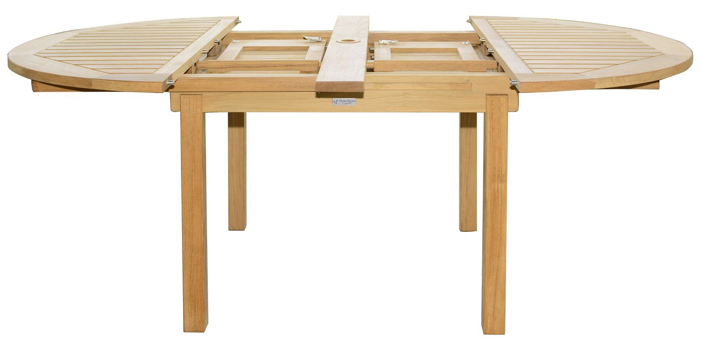 Three Birds Casual Chelsea Round Extension Table 48-72"