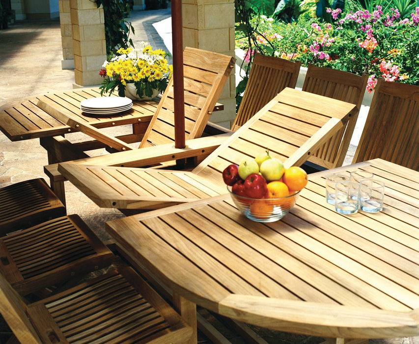 Three Birds Casual Chelsea Oval Extension Table 80"-115"