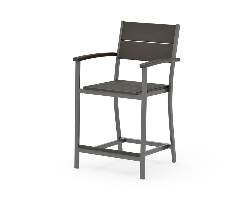 POLYWOOD® Main Street Counter Arm Chair