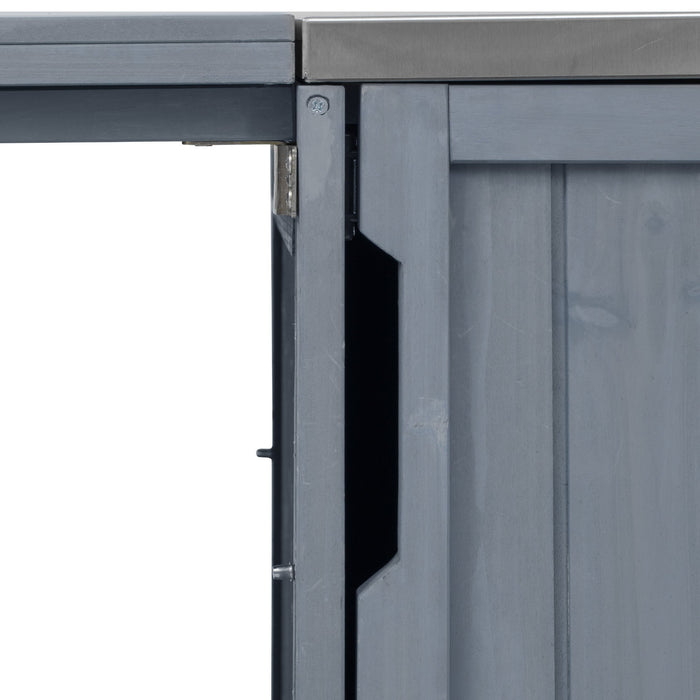 K&K 66.5" Outdoor Kitchen Island for Big Green Egg Grills