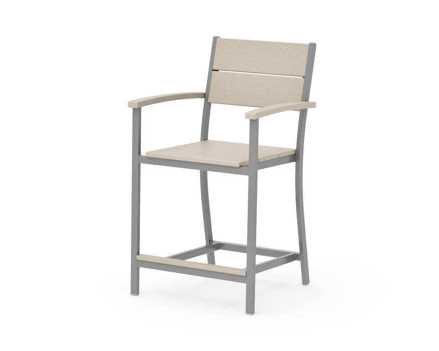 POLYWOOD® Main Street Counter Arm Chair
