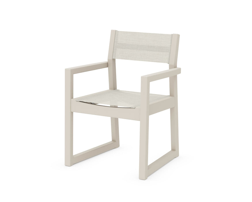 POLYWOOD® EDGE Sling Dining Arm Chair