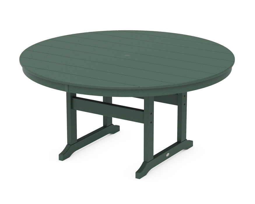 POLYWOOD® 60” Round Farmhouse Dining Table
