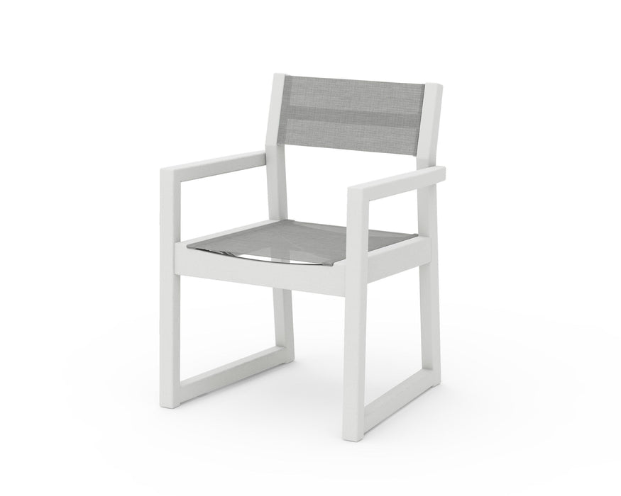 POLYWOOD® EDGE Sling Dining Arm Chair