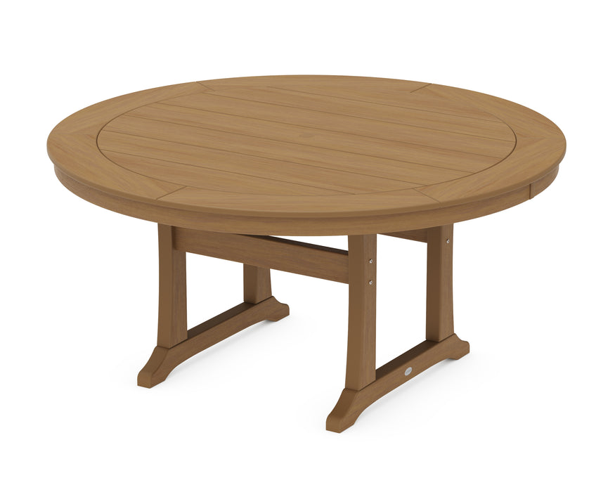 POLYWOOD® Nautical Trestle 60” Round Dining Table