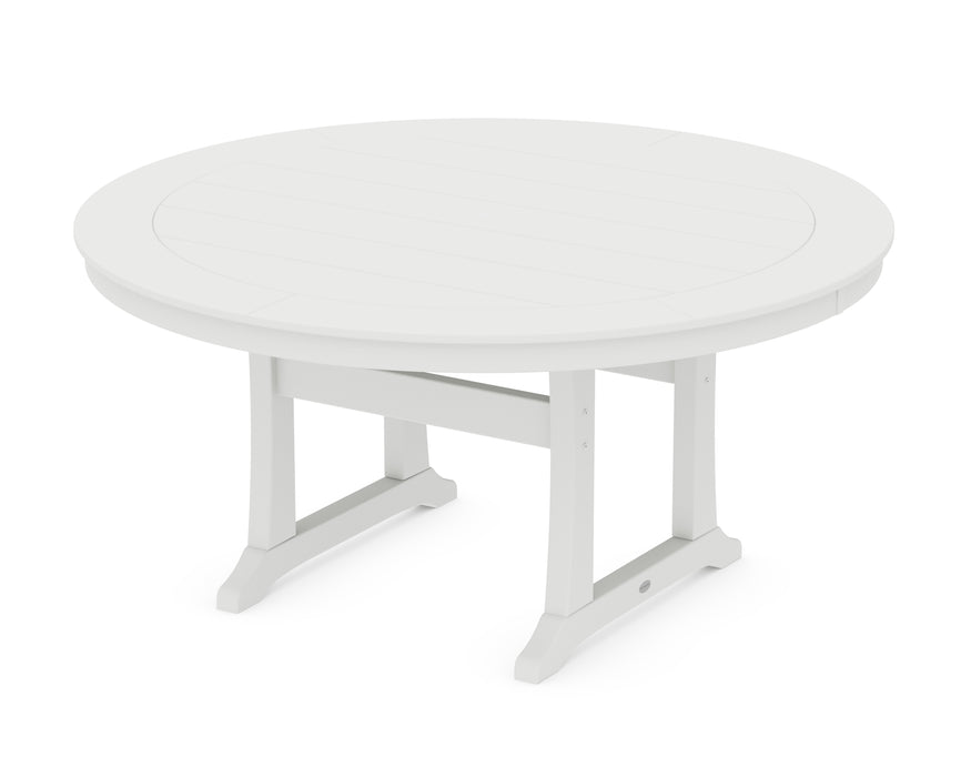 POLYWOOD® Nautical Trestle 60” Round Dining Table