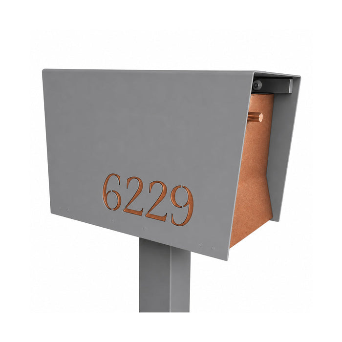 UptownBox-2.0 in DESIGNER GREY - Modern Mailbox