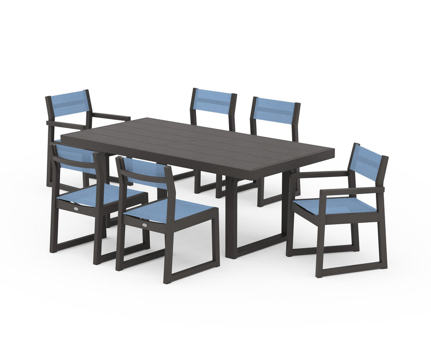 POLYWOOD® EDGE Sling 7-Piece Dining Set