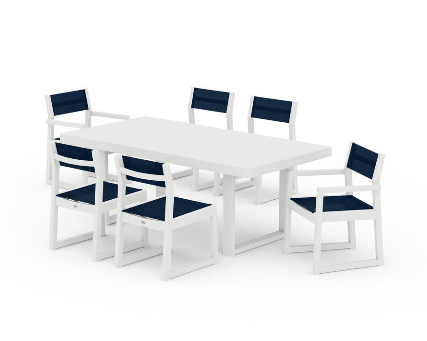 POLYWOOD® EDGE Sling 7-Piece Dining Set