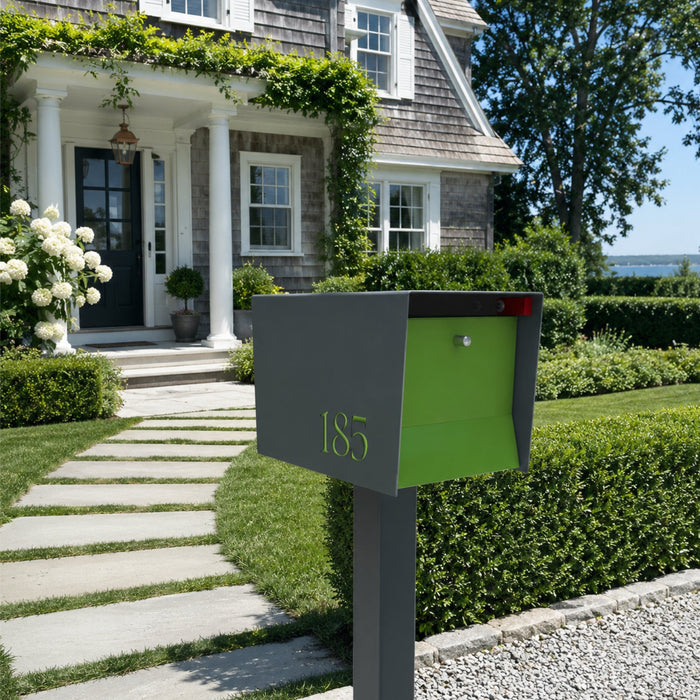 UptownBox-2.0 in DESIGNER GREY - Modern Mailbox