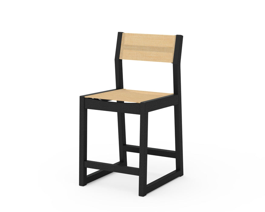POLYWOOD® EDGE Sling Counter Side Chair