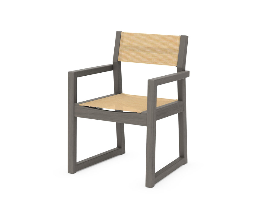 POLYWOOD® EDGE Sling Dining Arm Chair