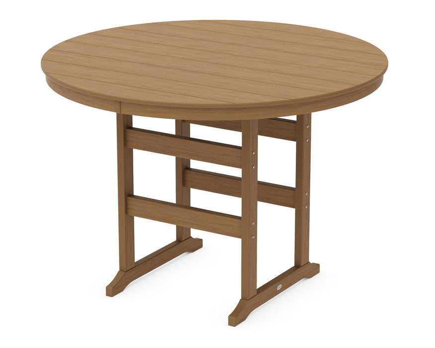 POLYWOOD® 60” Round Farmhouse Bar Table