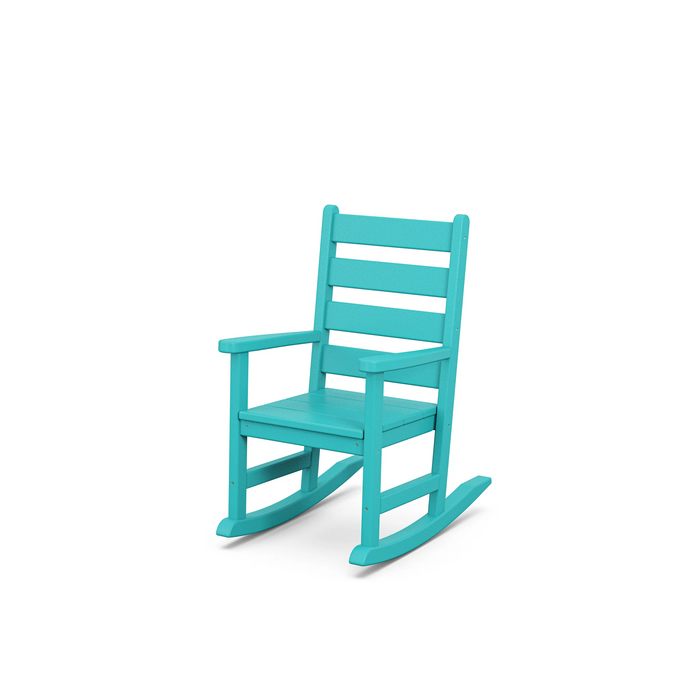 Turquoise Polywood Rocking Chair POLYWOOD Kids Lakeside Rocking Chair — Outdoor Rooms by Design