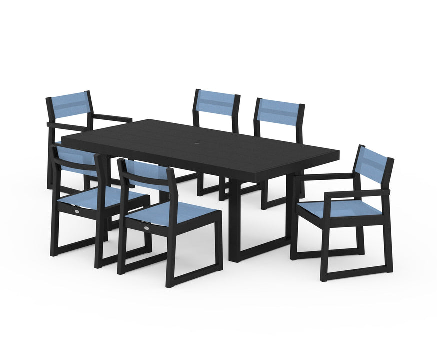 POLYWOOD® EDGE Sling 7-Piece Dining Set