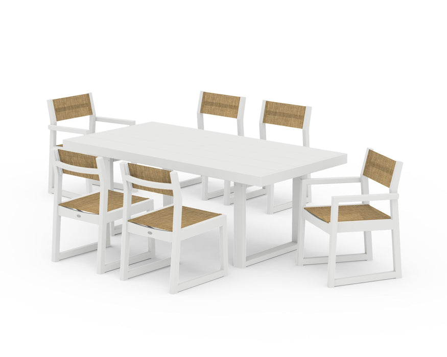 POLYWOOD® EDGE Sling 7-Piece Dining Set