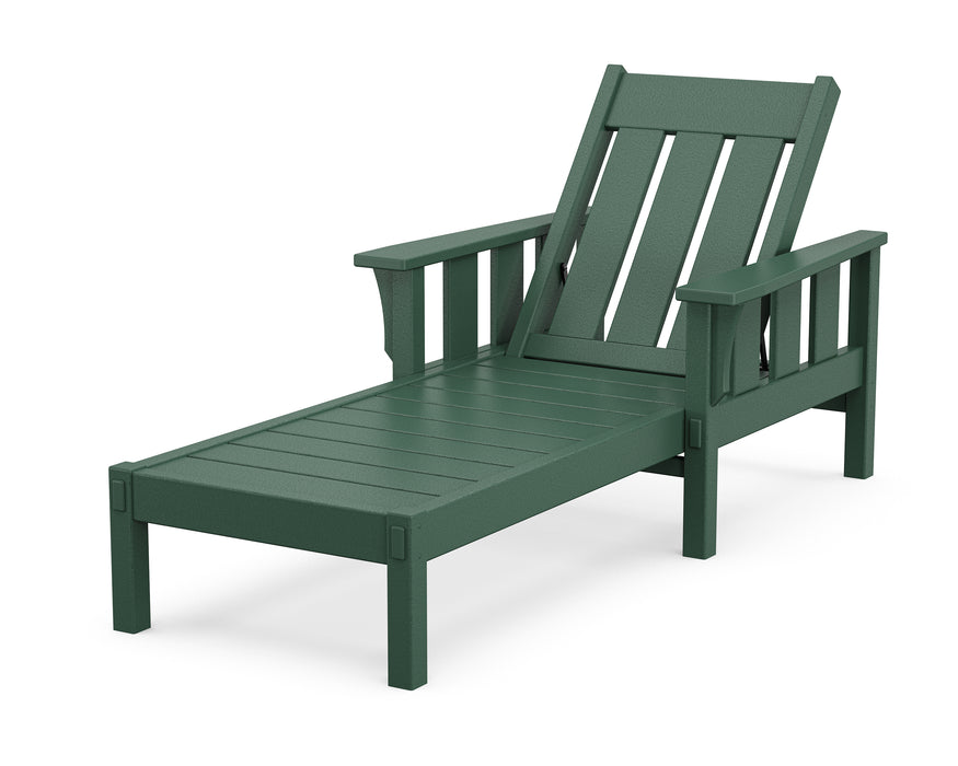 Martha Stewart by POLYWOOD® Acadia Chaise Lounge — Outdoor Rooms