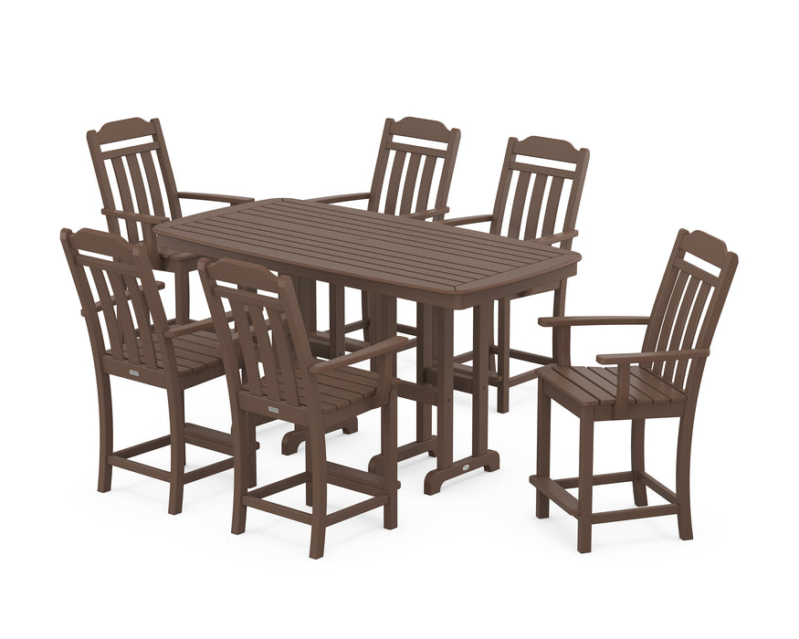 Country Living by POLYWOOD Arm Chair 7-Piece Counter Set