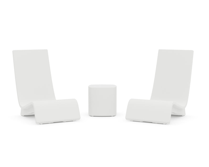 POLYWOOD® Laguna 3-Piece In-Pool Chair Lounge Set