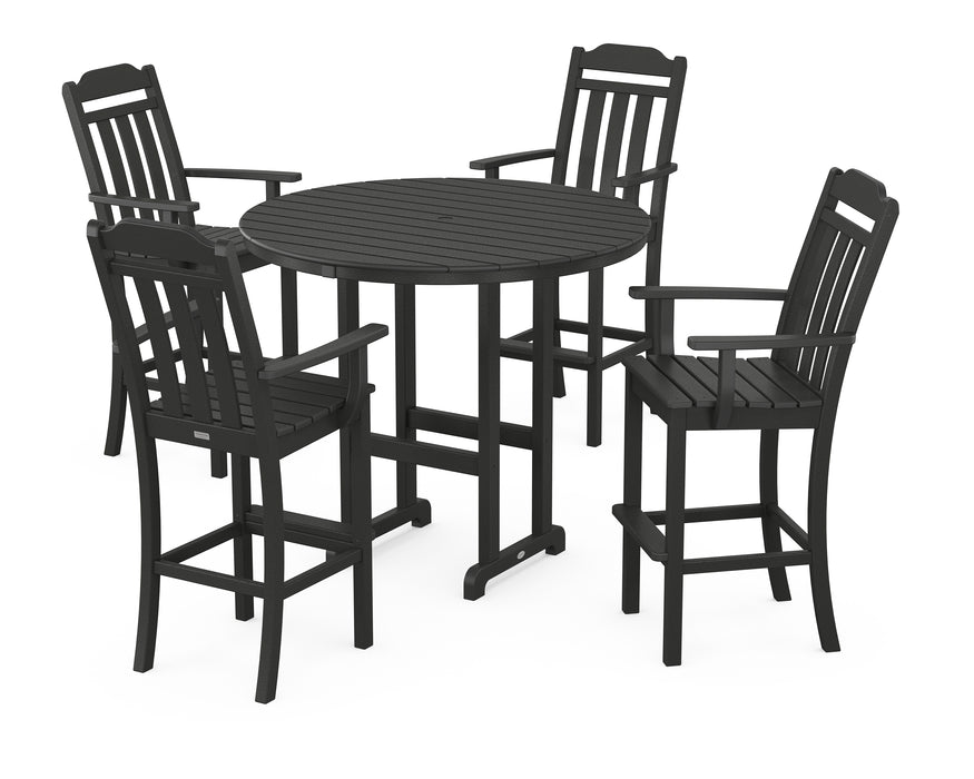 Country Living by POLYWOOD 5-Piece Round Farmhouse Bar Set
