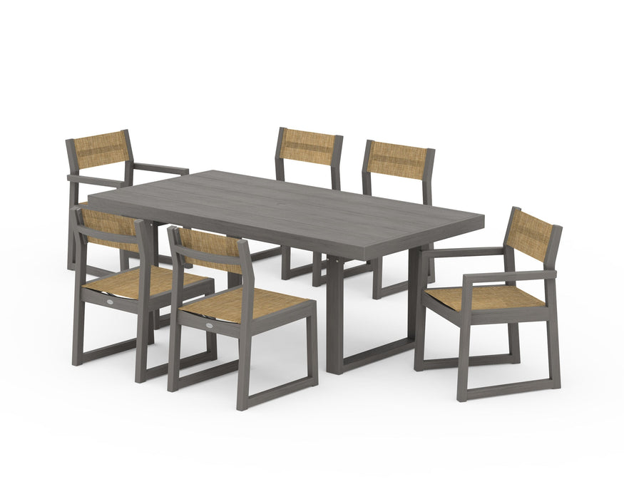 POLYWOOD® EDGE Sling 7-Piece Dining Set