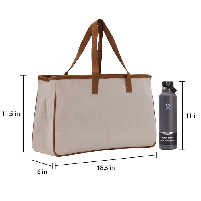 Lake Junkie Cotton Canvas Chic Tote