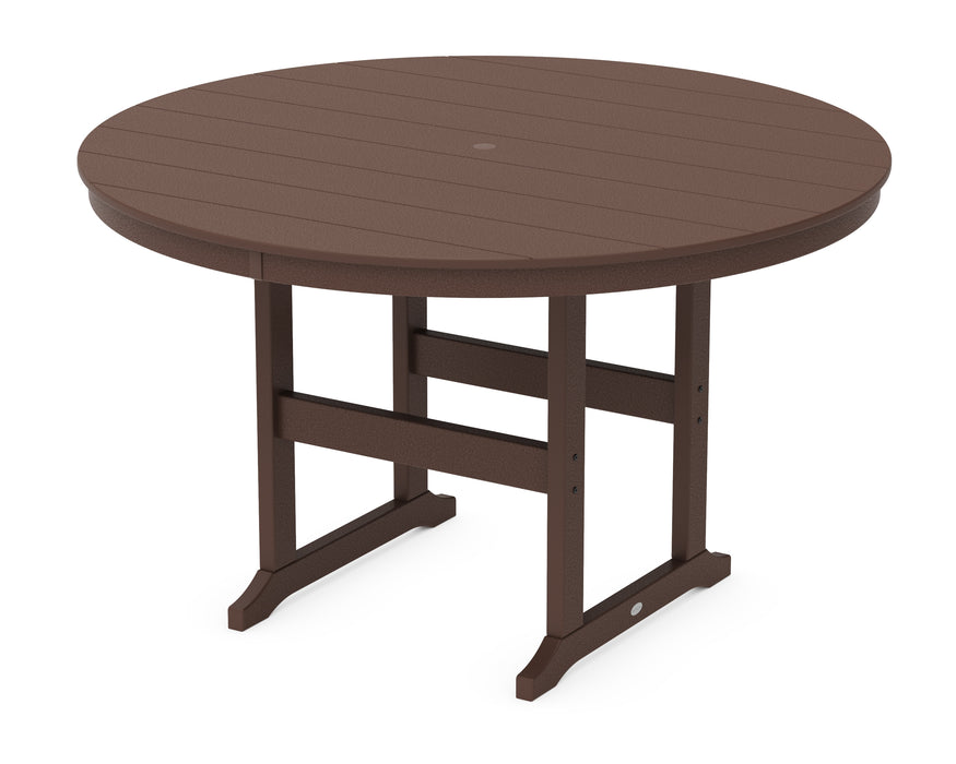 POLYWOOD® 60” Round Farmhouse Counter Table