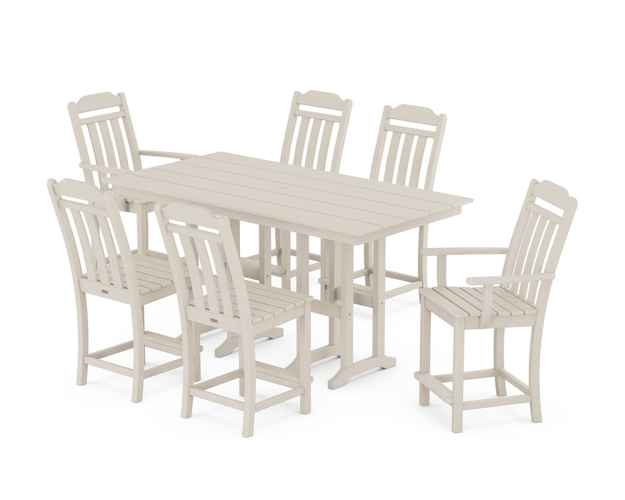 Country Living by POLYWOOD 7-Piece Farmhouse Counter Set