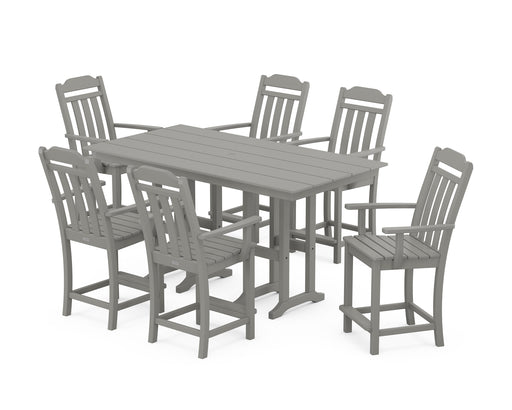 Country Living by POLYWOOD Arm Chair 7-Piece Farmhouse Counter Set