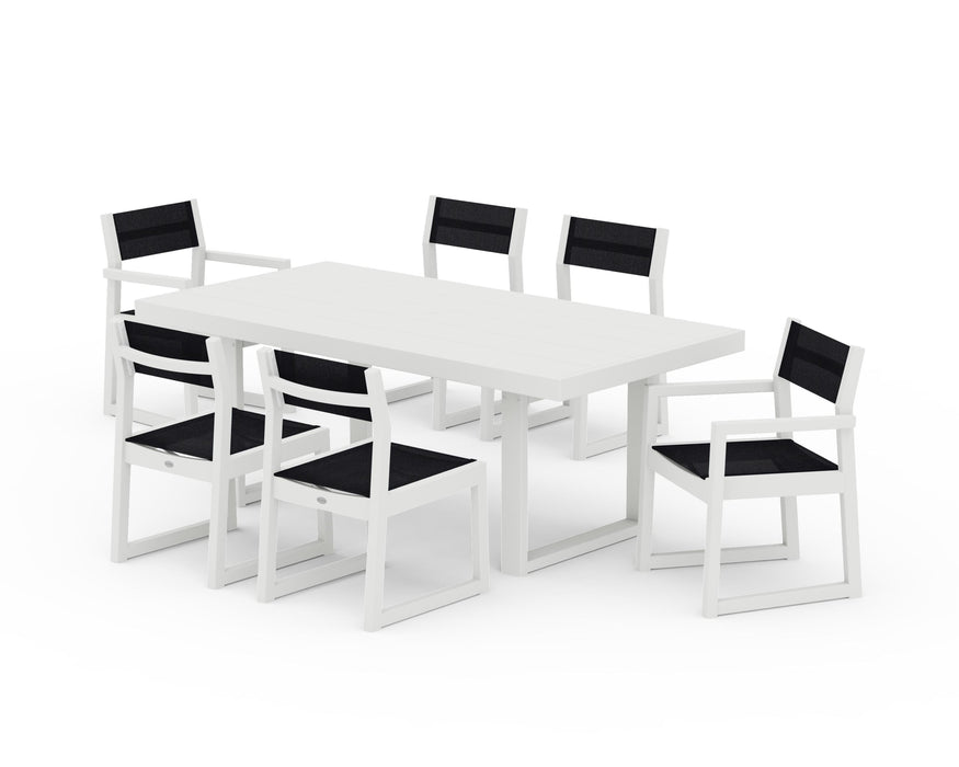 POLYWOOD® EDGE Sling 7-Piece Dining Set