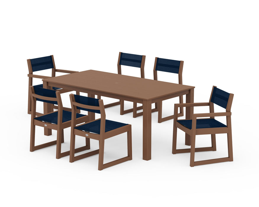POLYWOOD® EDGE Sling 7-Piece Parsons Dining Set
