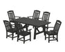 Country Living by POLYWOOD Arm Chair 7-Piece Rustic Farmhouse Dining Set