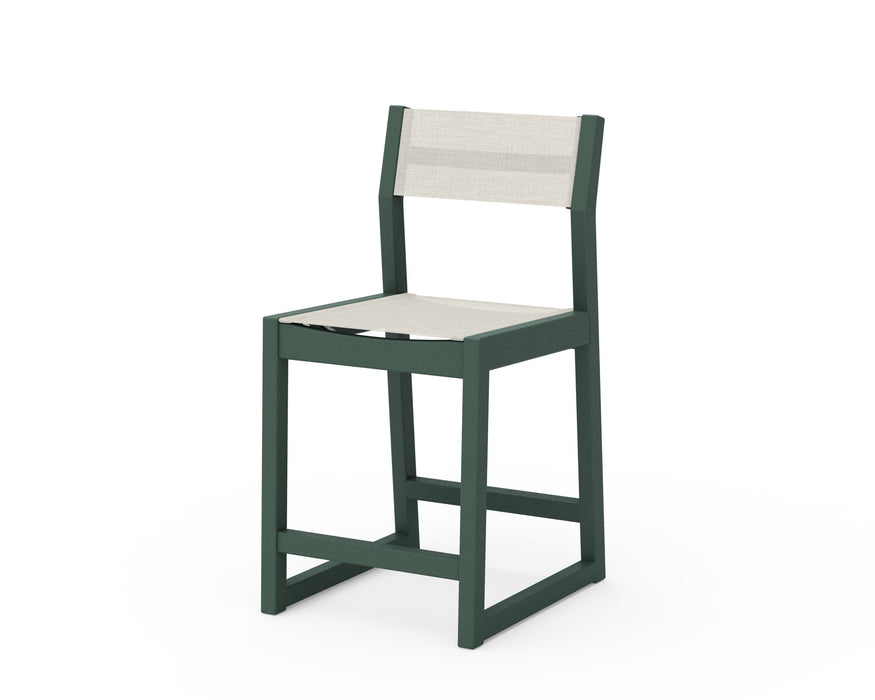 POLYWOOD® EDGE Sling Counter Side Chair