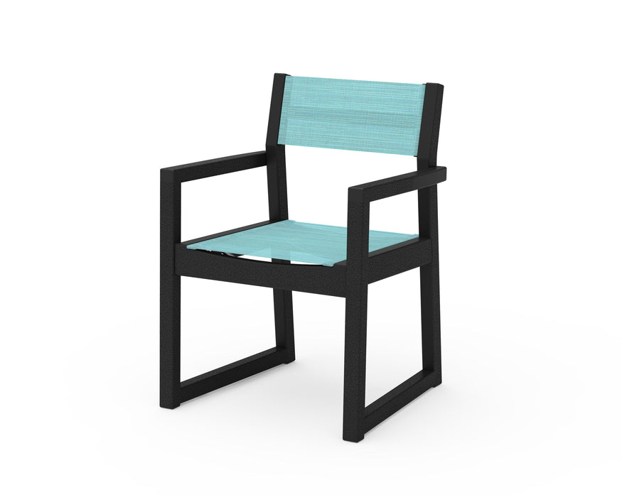POLYWOOD® EDGE Sling Dining Arm Chair