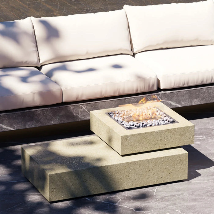 Kalif Ness Terrazzo Lightweight Concrete Fire Pit