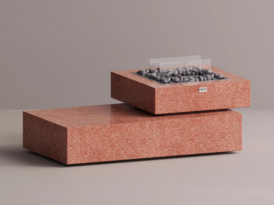 Kalif Ness Terrazzo Lightweight Concrete Fire Pit