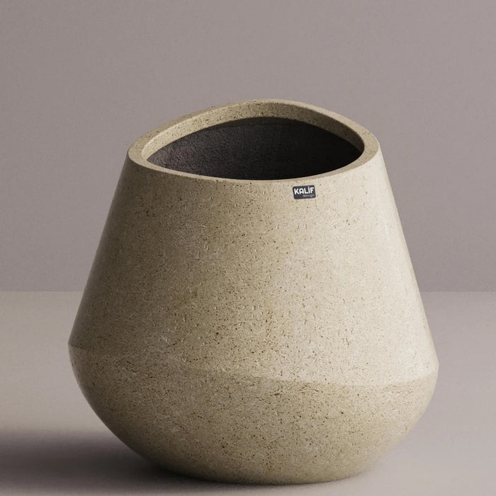 Kalif Aja Terrazzo Lightweight Concrete Planter