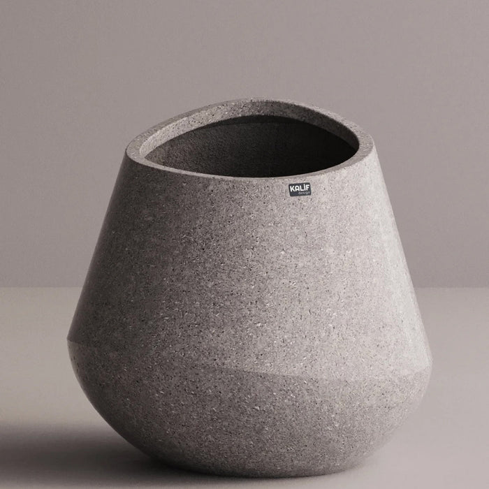 Kalif Aja Terrazzo Lightweight Concrete Planter