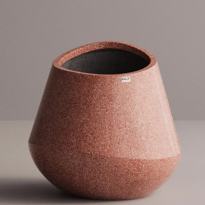 Kalif Aja Terrazzo Lightweight Concrete Planter