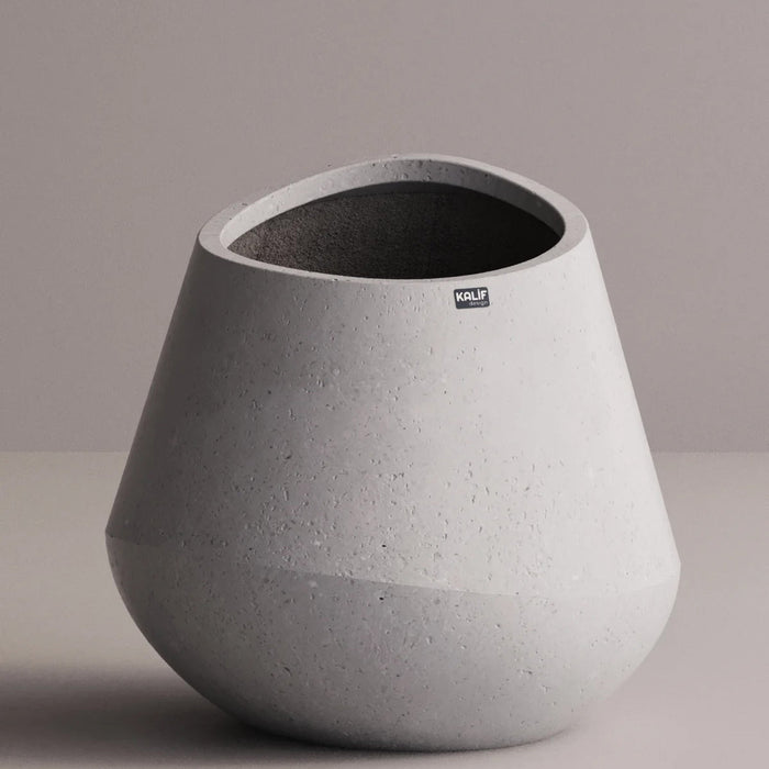 Kalif Aja Terrazzo Lightweight Concrete Planter