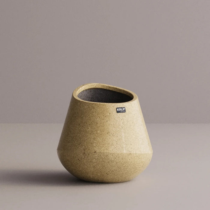 Kalif Aja Terrazzo Lightweight Concrete Planter