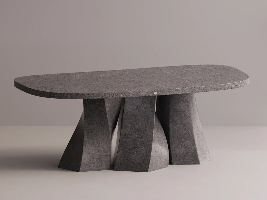 Kalif Frigg Terrazzo Lightweight Concrete Dining Table