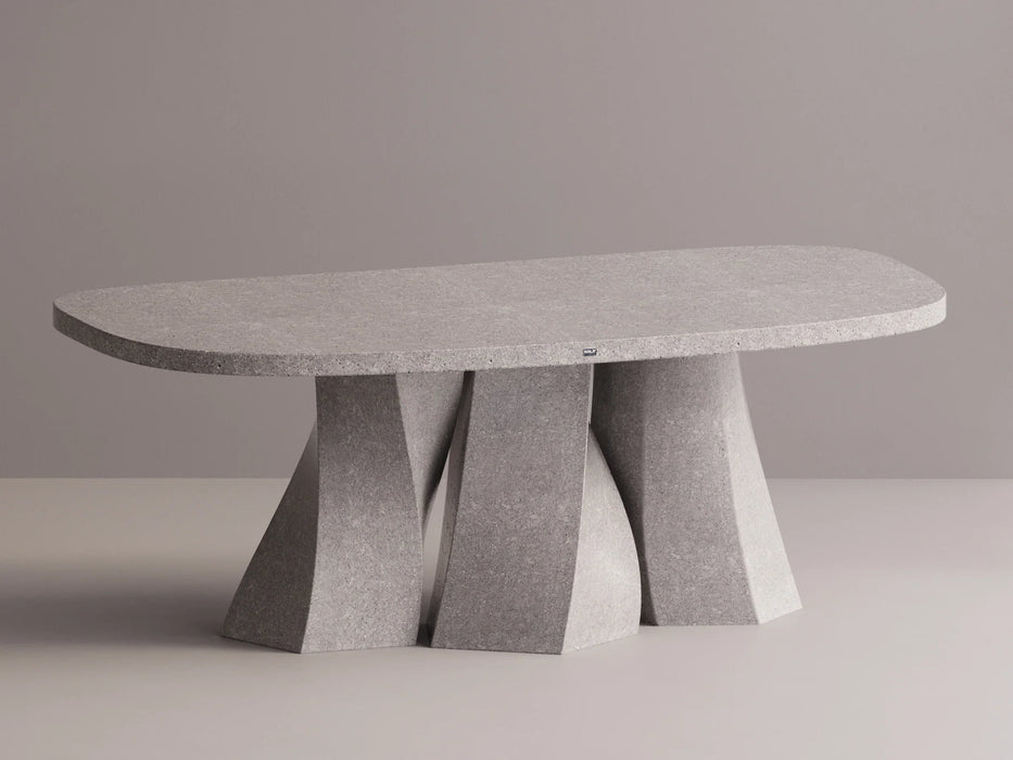 Kalif Frigg Terrazzo Lightweight Concrete Dining Table