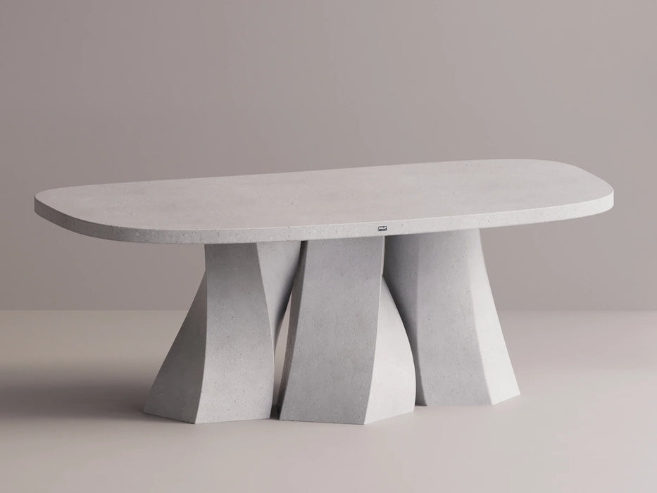 Kalif Frigg Terrazzo Lightweight Concrete Dining Table