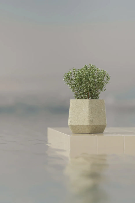 Kalif Ikarus Terrazzo Lightweight Concrete Planter