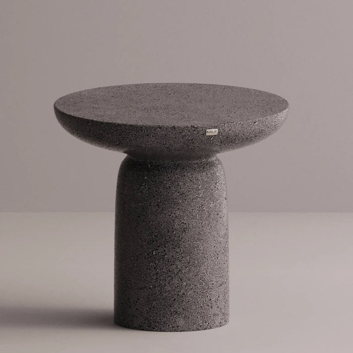 Kalif Onoris Terrazzo Lightweight Concrete Round Dining Table