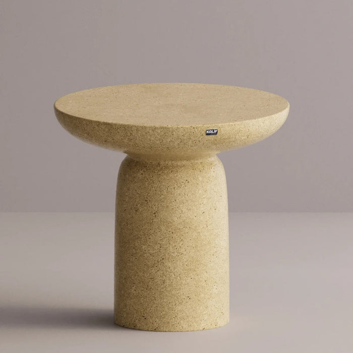 Kalif Onoris Terrazzo Lightweight Concrete Round Dining Table