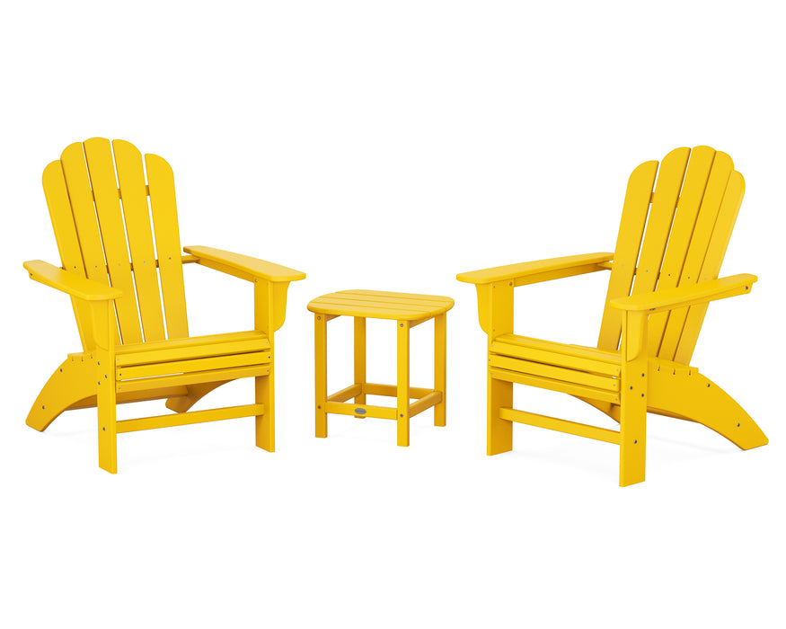 Country Living by POLYWOOD Curveback Adirondack Chair 3-Piece Set