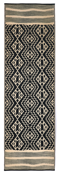 Kilimanjaro - Black Outdoor Rug for Patio FINAL SALE