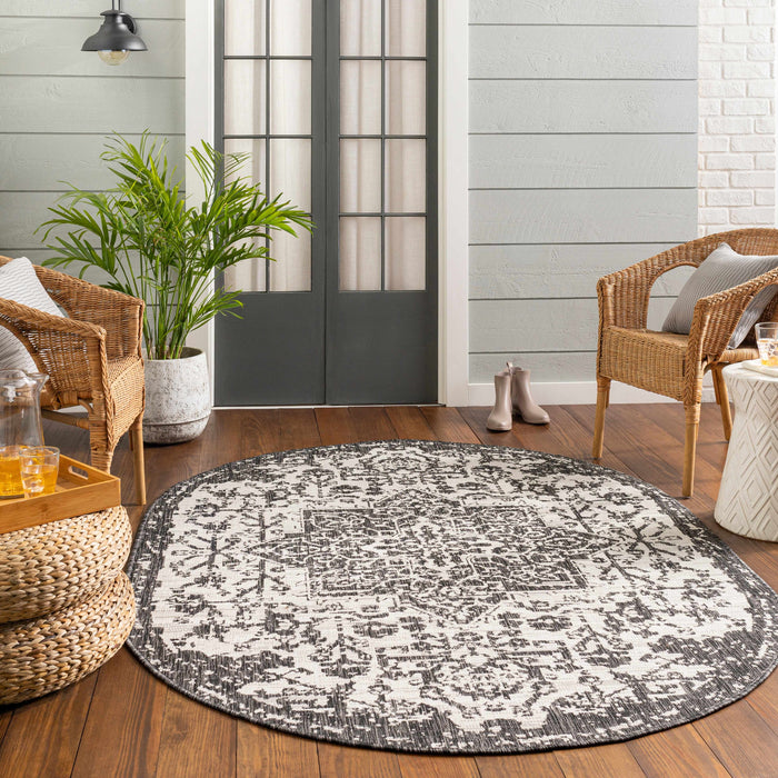 Charcoal Kilmacolm Indoor & Outdoor Rug